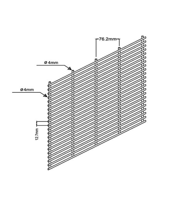 High Security Fences technical drawing